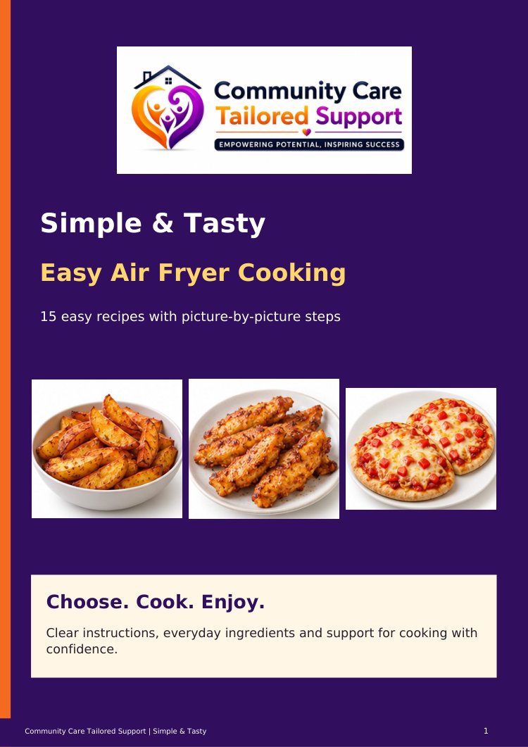 First page of Easy Air Fryer Cooking