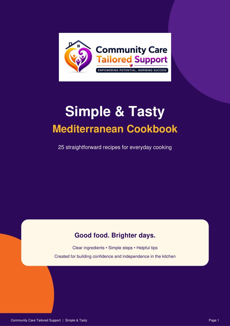 First page of Mediterranean Cooking